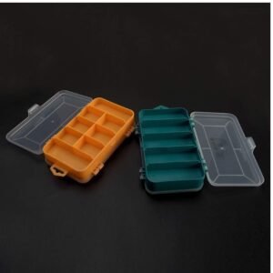 Screw Storage Box Double Side 13 Grids Hardware Organizer Portable Small Parts Case Yellow - Image 2