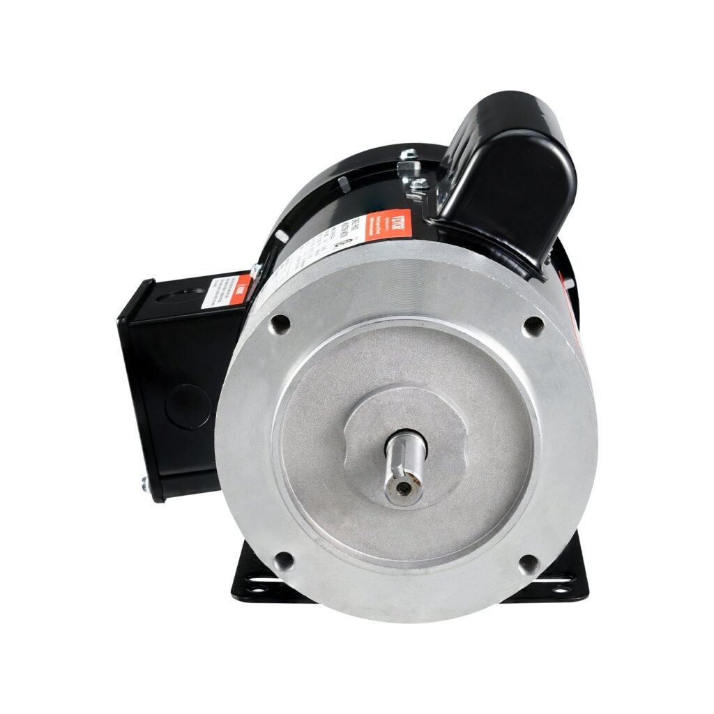 1HP Electric Motor 3450 Rpm, AC 115V/230V, 56C Frame, Air Compressor Motor Single Phase, 5/8' Keyed Shaft, CW/CCW Rotation For Agricultural Machinery And General Equipment