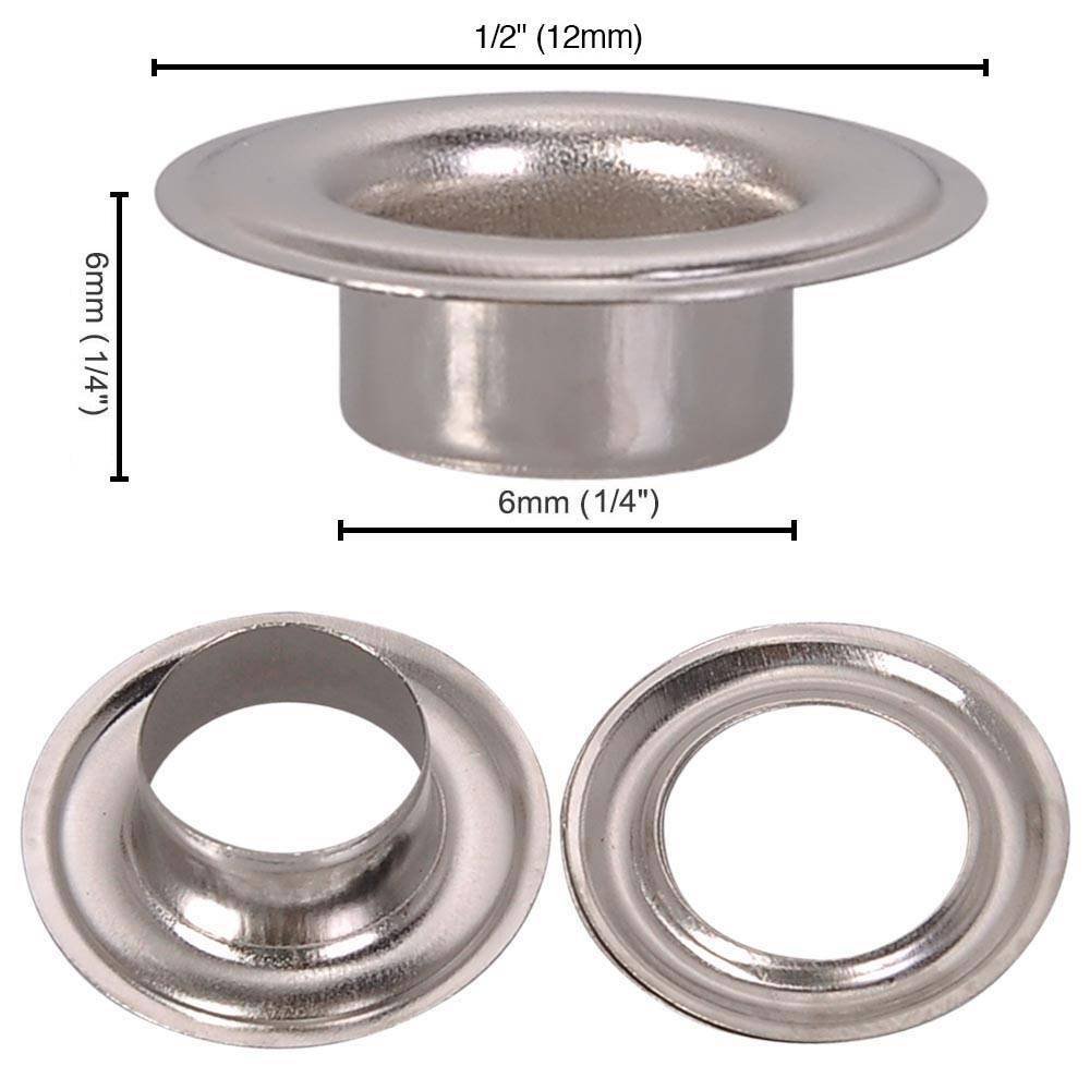 2000pc 0 Nickel Grommets