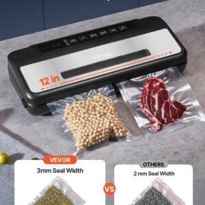 7-in-1 Vacuum Sealer Machine Fast-Compact Automatic Food Saver 120W Bags & Roll - Image 4