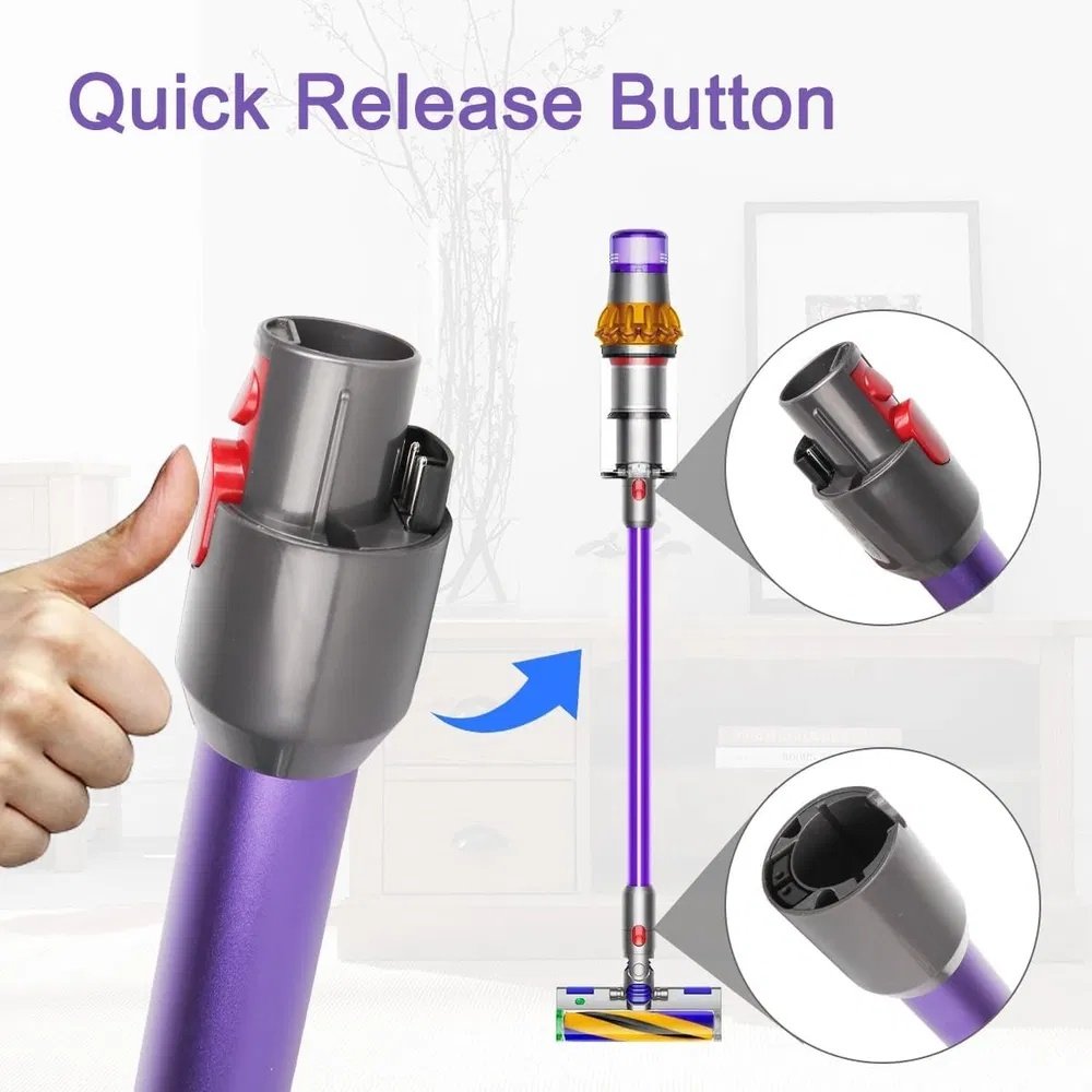 Adjustable Telescopic Tube For Dyson V7, V8, V10, V11, SV10, SV11 Cordless Vacuum Cleaner Models