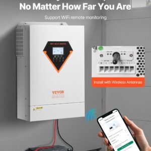 Hybrid Solar Inverter Charger 6000W 220/230V With Built-in 120A MPPT Controller - Image 2