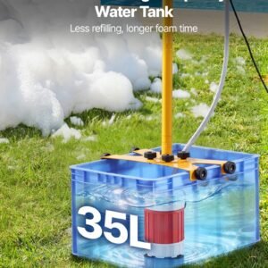 Foam Machine, Adjustable Angle Control Foam Cannon Party Machine, Bubble Cannon With 37QT Water Tank, Stable Vertical Design, Dense Foams Maker For Gatherings, Celebrations & Party - Image 2