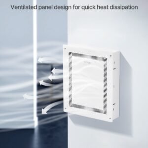 Structured Media Enclosure 17 In Recessed In-Wall TV Media Box With Cover - Image 2