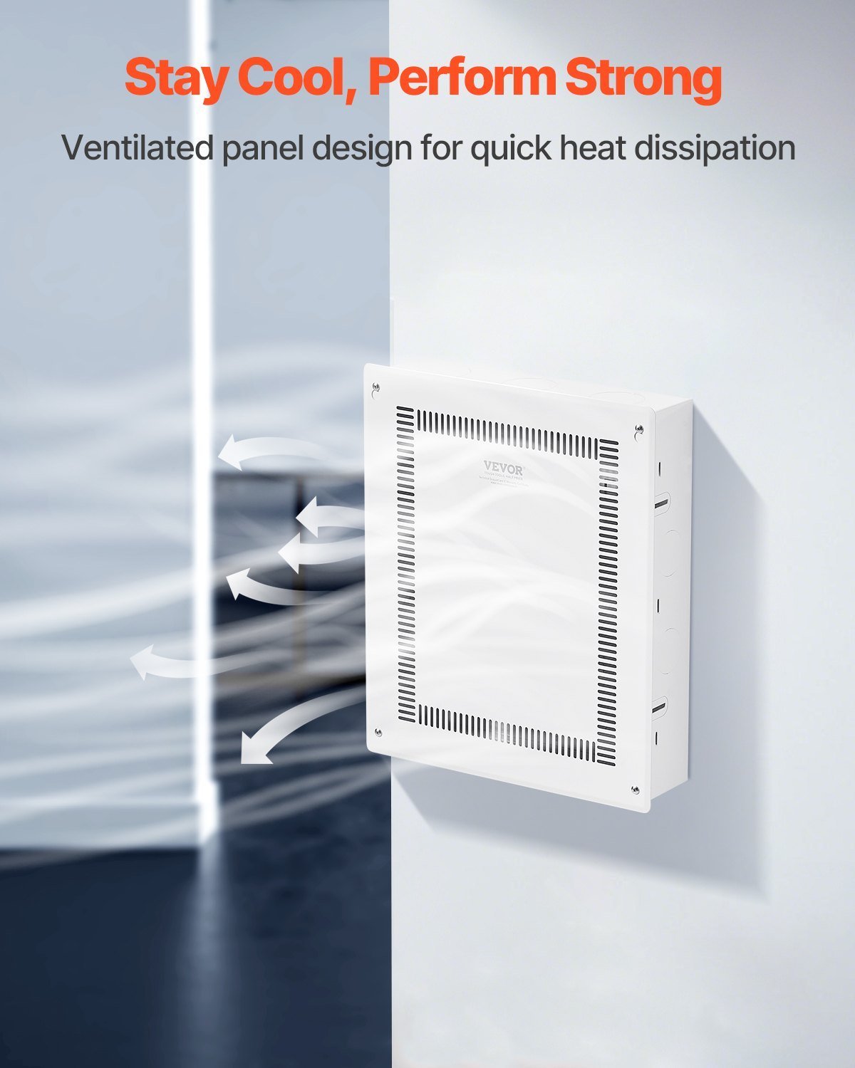 Structured Media Enclosure 17 In Recessed In-Wall TV Media Box With Cover - Image 2