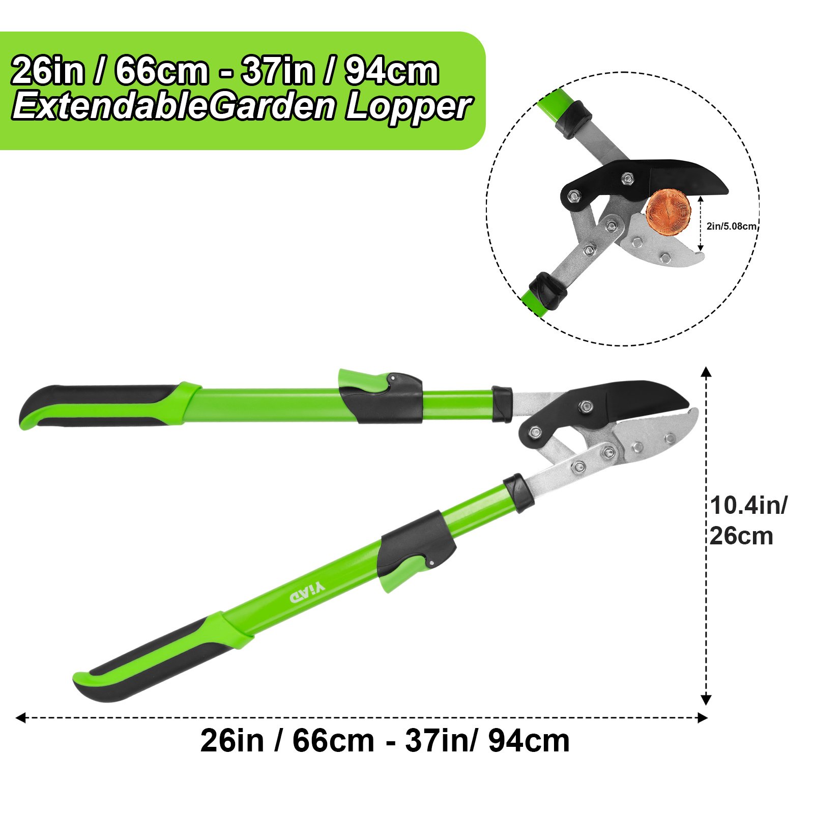 Telescopic Handle With A Knife For Pruning Shears - Image 2