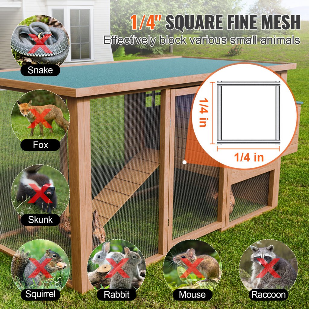 Hardware Cloth 1/4 Inch 48 Inch X 100 Ft 23 Gauge Chicken Wire Fence, Hot-Dip Galvanized After Welding Metal Wire Mesh Roll, Garden Plant Welded Fencing Roll Supports Poultry Netting Cage Fence