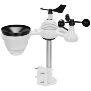 VEVOR 7-in-1 Wireless Weather Station, 7.5 In Large Color Display, Digital Home Weather Station Indoor Outdoor, For Temperature Humidity Wind Speed,Direction Rain UV, With Forecast Data, Alarm, Alerts - Image 5