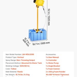 Foam Machine, Adjustable Angle Control Foam Cannon Party Machine, Bubble Cannon With 37QT Water Tank, Stable Vertical Design, Dense Foams Maker For Gatherings, Celebrations & Party - Image 6