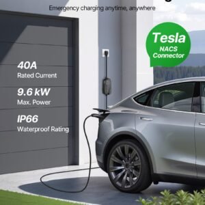 Level 2 Tesla Charger 40A EV Charger 240V NEMA 14-50P With 25 Ft Cable - Image 5
