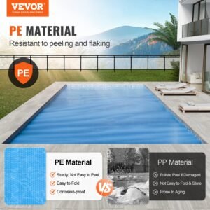 Solar Pool Cover, 40 X 20 Ft Rectangle Solar Blanket For Pools, Inground Above Ground Swimming Pool Solar Cover, 16 Mil Solar Covers Blue - Image 5