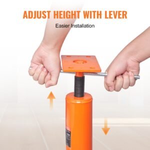 2PCS Adjustable Floor Jack Post House Floor Leveling Lift 12'-16' Height - Image 4