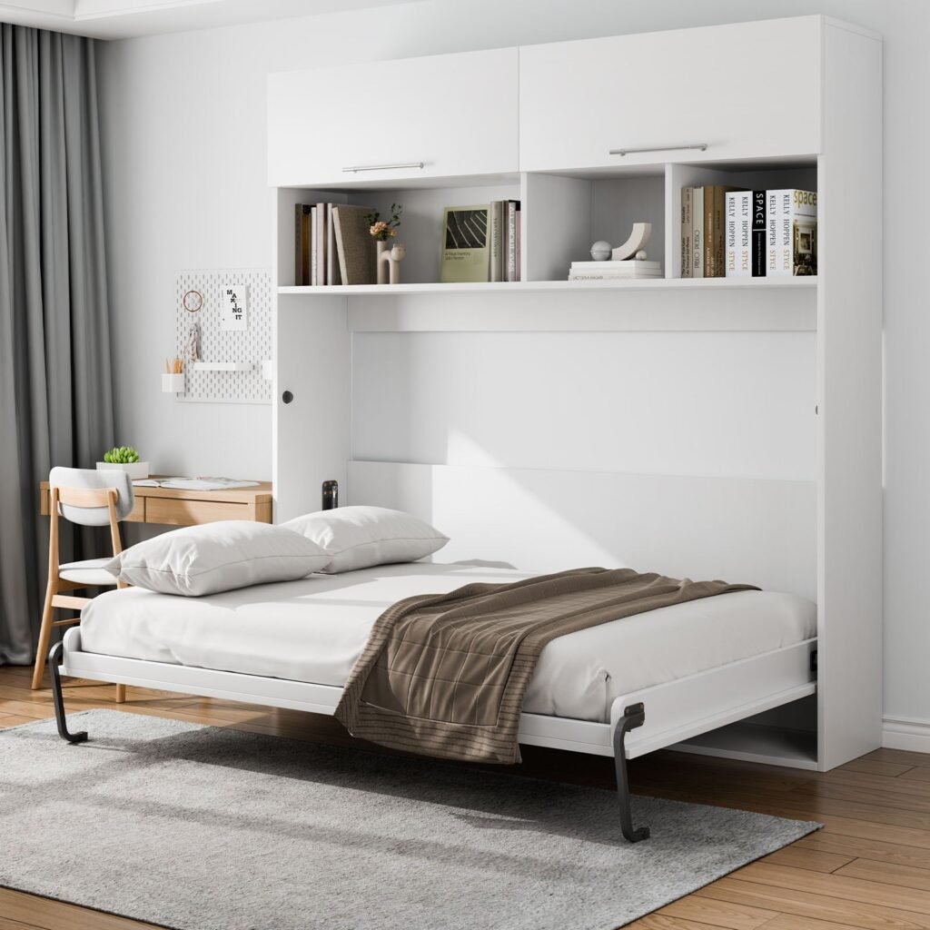 Murphy Bed Kit Queen Deluxe DIY Wall Bed Mechanical Hardware Kit Folding