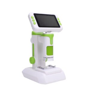 Kids Microscope 1600X Digital Microscope With 4 Inch 1080P Screen Handheld Portable Microscope For Children Educational Science Kit With Slides - Image 5