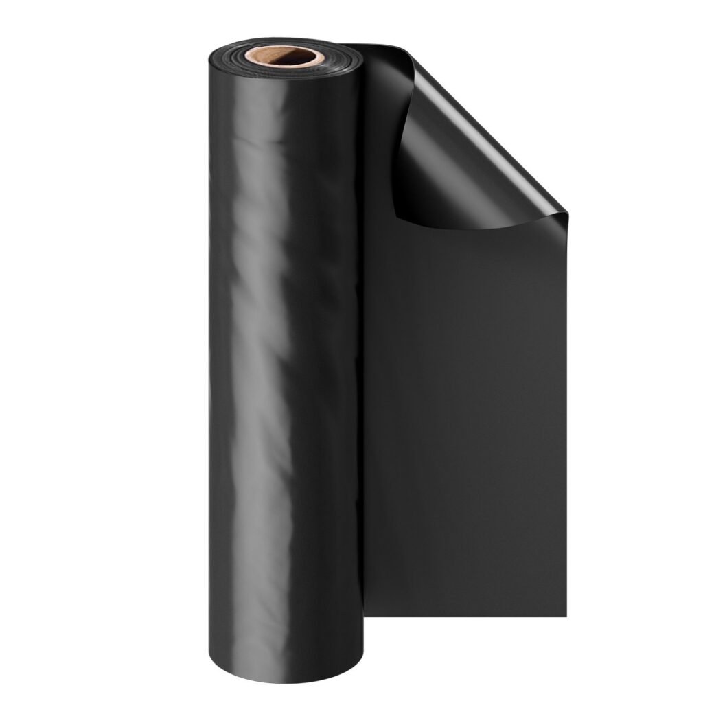 Plastic Sheeting Heavy Duty 10' X 100', 6 Mil Thick Plastic Sheeting Roll, Plastic Drop Cloth Painters Tarp, Polyethylene Covering For Crawl Space Vapor Barrier, Multi-Purpose, Black